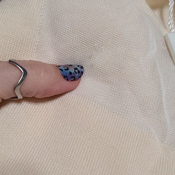 AKRIS PUNTO Cream Crew Neck Wool Blend Sweater | 8 - Picture 5 of 8